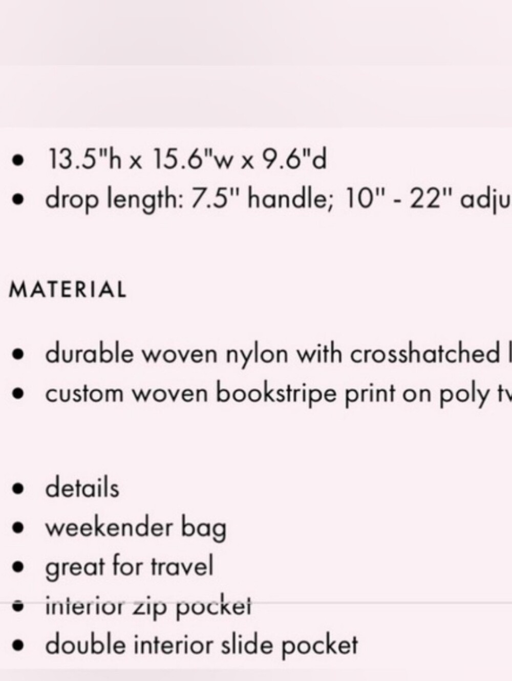 Kate Spade Weekender bag - Picture 3 of 11